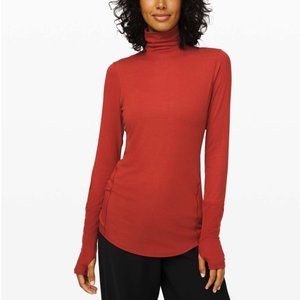 Lululemon Full Day Ahead Turtleneck Magma XS NWT